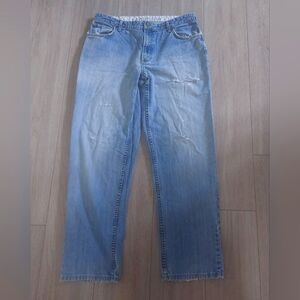 Land'sEnd Men Relaxed Fit Denim Jeans Pants Size 36